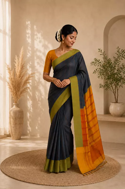 Arani soft silk Green