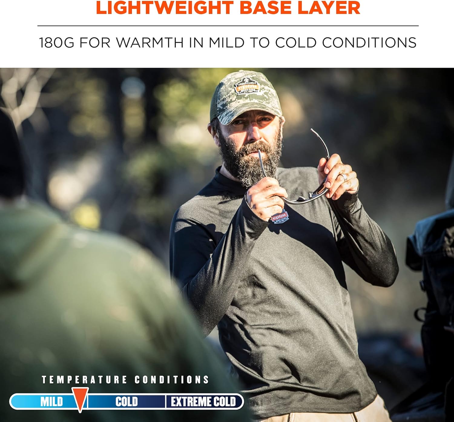 Ergodyne N-Ferno 6436 Long Sleeve Lightweight Base Layer Shirt