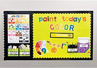 World of Eric Carle 219 Colorful Bulletin Board Letters for Classroom, Eric Carle Numbers & Letters Bulletin Board Cutouts