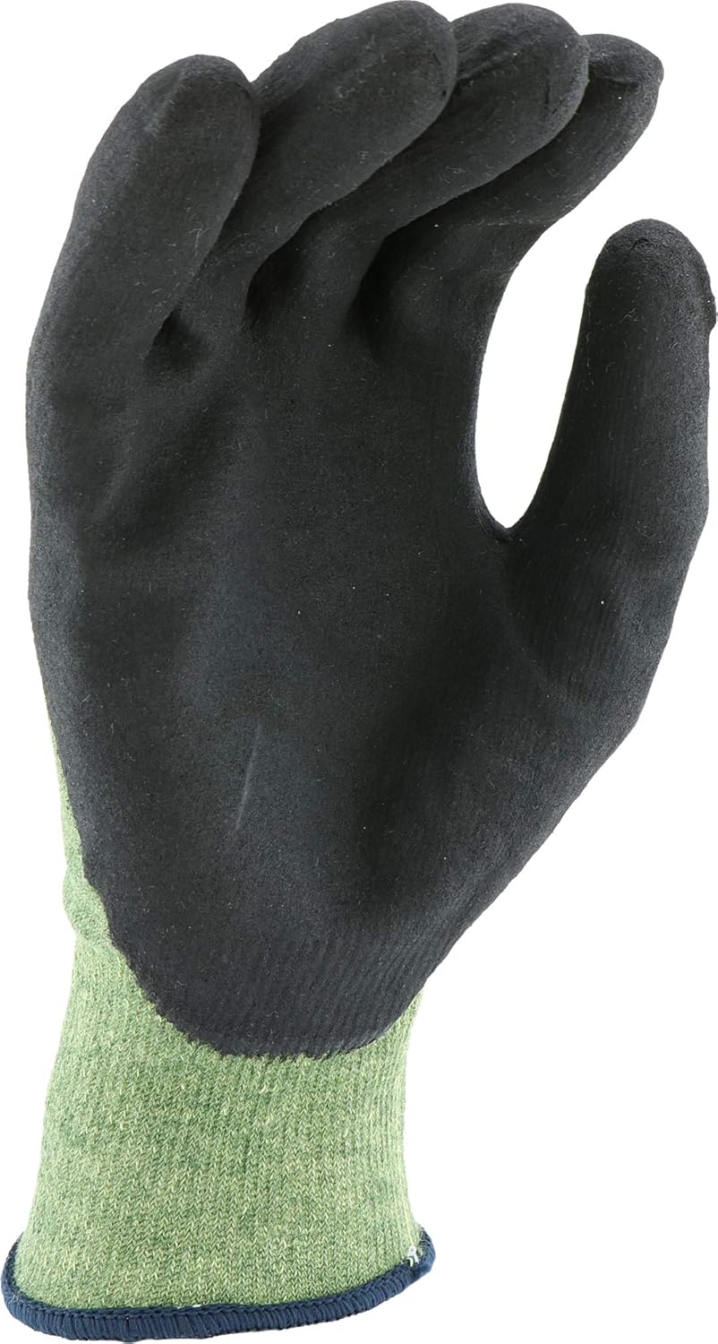 West Chester 713KSSN Kevlar/Steel Cut Resistant Gloves – [Pack of 12] Green, Medium