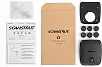 Scanstrut DS-HD6-BLK Horizontal Double Cable Seal – Black