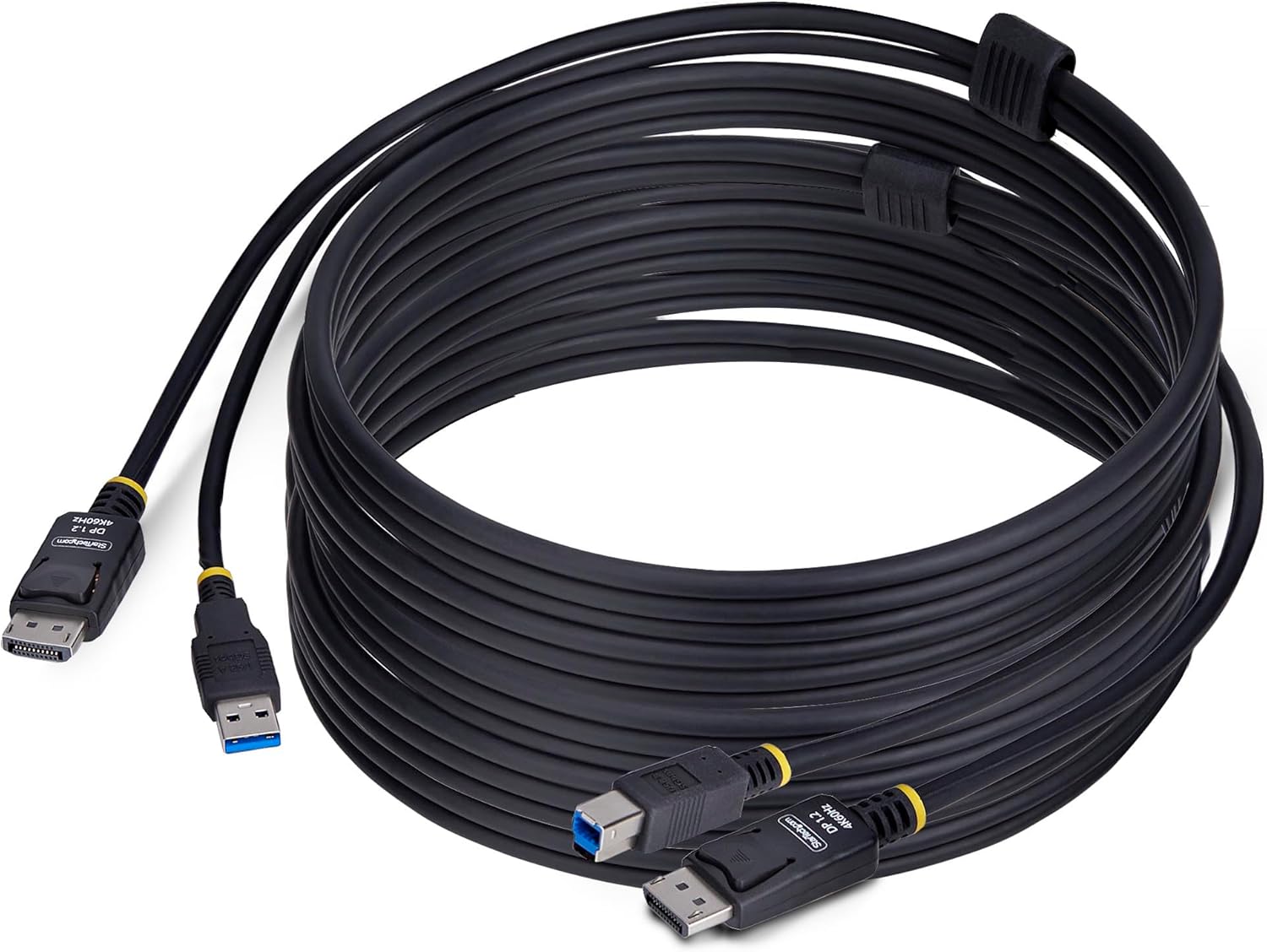 StarTech.com 10ft (3m) DisplayPort and USB 5Gbps KVM Cable, 4K 60Hz, Universal Compatible DP/USB Combo Cable for KVM Switches
