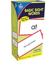 Carson Dellosa 102 Basic Sight Words Flash Cards Kindergarten, Flashcards for Kids Ages 6 and Up