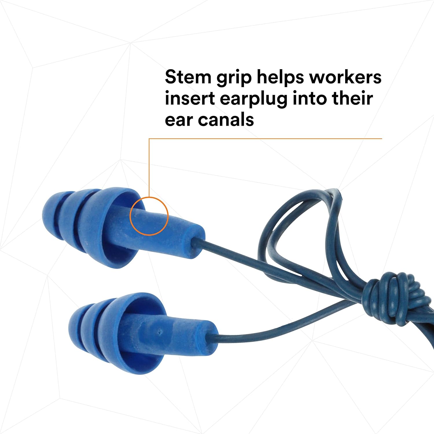 3M E-A-R UltraFit Earplugs 340-4007, Metal Detectable, Corded, Poly Bag, 400 Pair/Case