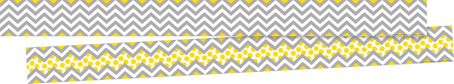 BARKER CREEK Double-Sided Chevron Classroom Border Trim