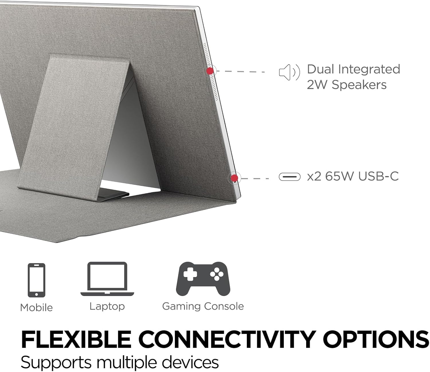 VIEWSONIC IPS Monitor with USB-C Power Delivery