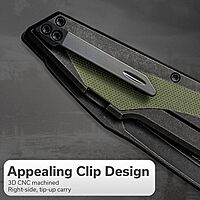 CIVIVI Hypersonic Folding Pocket Knife for EDC, Frame Lock, 3.7" 14C28N, Designed by Gustavo T. Cecchini