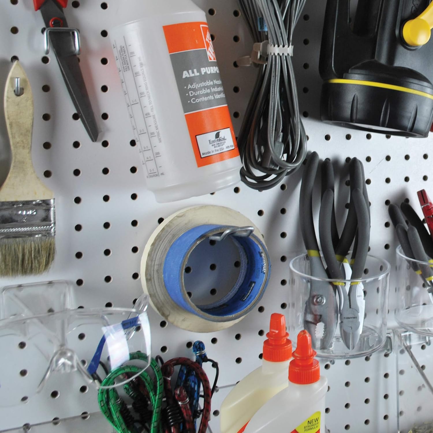 Azar Displays 125-Piece Pegboard Organizer Kit