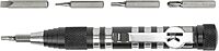 Kershaw TX-Tool (TXTOOL); 4.8 In. Single-Position Multifunction Magnetic Bit Driver; Includes T-6, T-8, T-10, #2 Phillips and Slotted Screwdriver Bit; 1.1 oz., Black