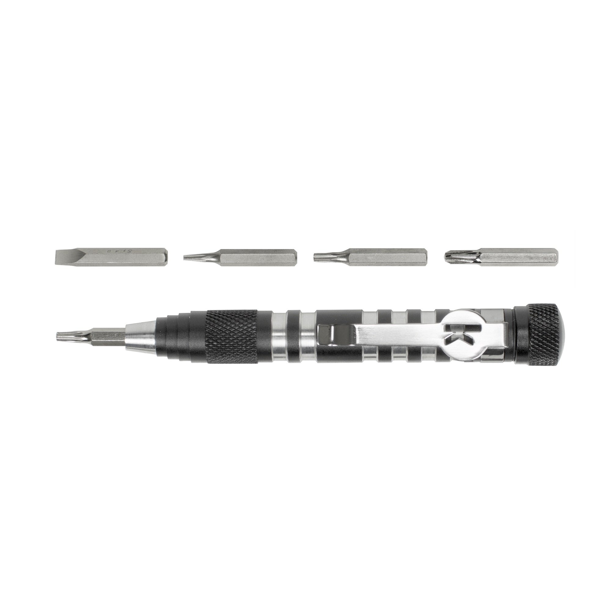Kershaw TX-Tool (TXTOOL); 4.8 In. Single-Position Multifunction Magnetic Bit Driver; Includes T-6, T-8, T-10
