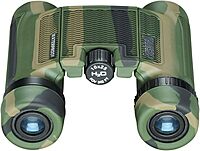 Bushnell 130106C H2O Roof Bak-4 WP/FP Twist Up Eyecups Binoculars with 6 L Clamshell, 10 x 25mm, Camo