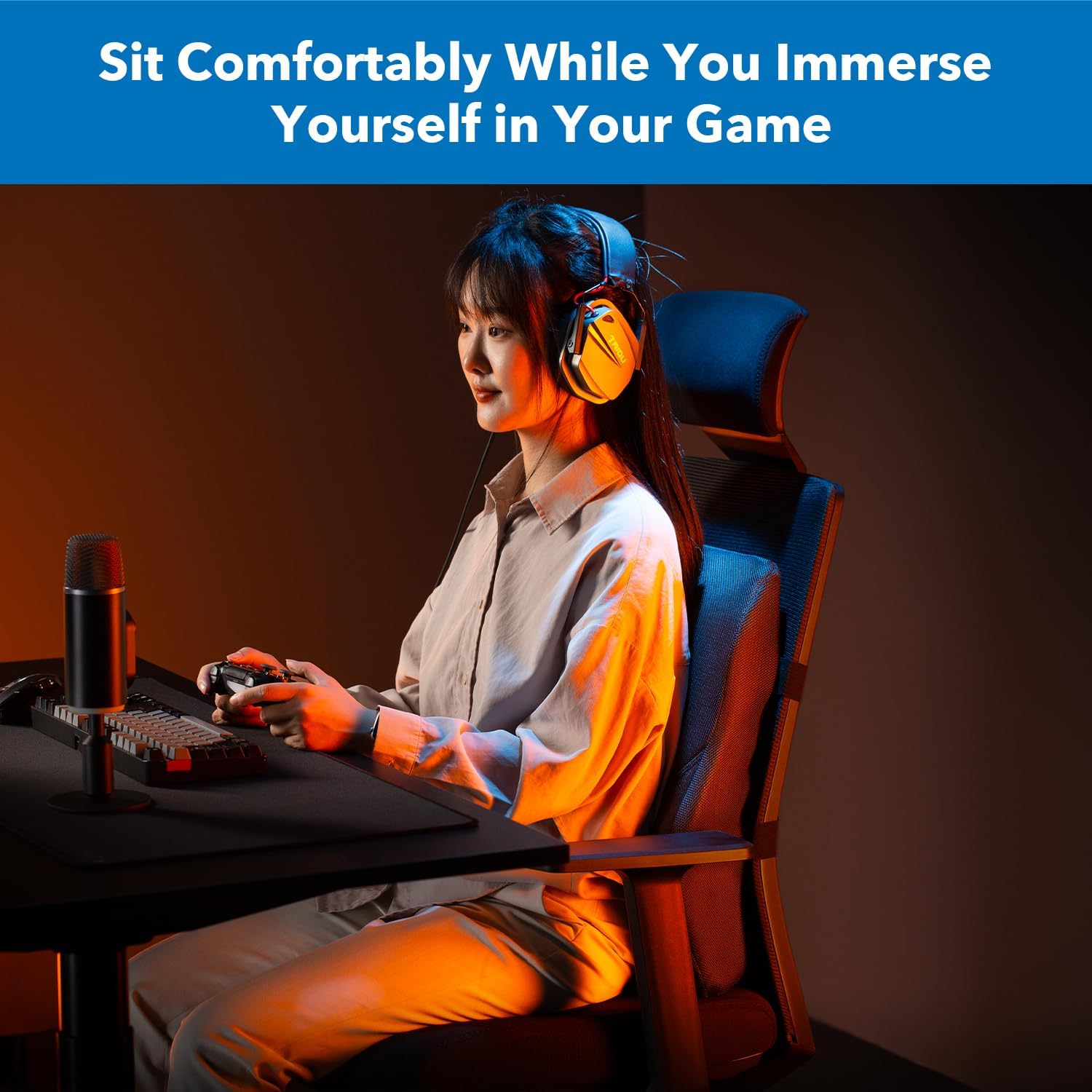 Mount-It! Office Chair Lumbar Support Cushion with Memory Foam