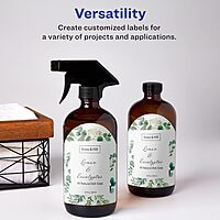 Avery Glossy White Arched Labels, Sure Feed Technology, 4.75" x 3.5", 40 Glossy White Labels, Print-to-The-Edge, Permanent Adhesive, Laser/Inkjet Printable 40 labels