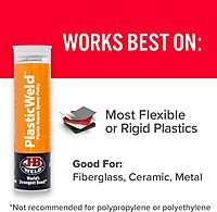 J-B Weld 8237 PlasticWeld Plastic Repair Epoxy Putty - 2 oz.