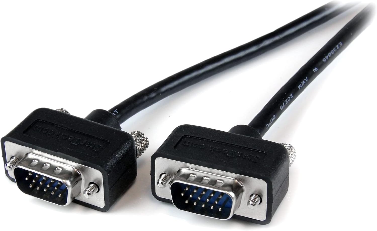 StarTech.com 10 ft. (3 m) VGA to VGA Cable - HD15 Male to HD15 Male - Coaxial High Resolution - Low Profile