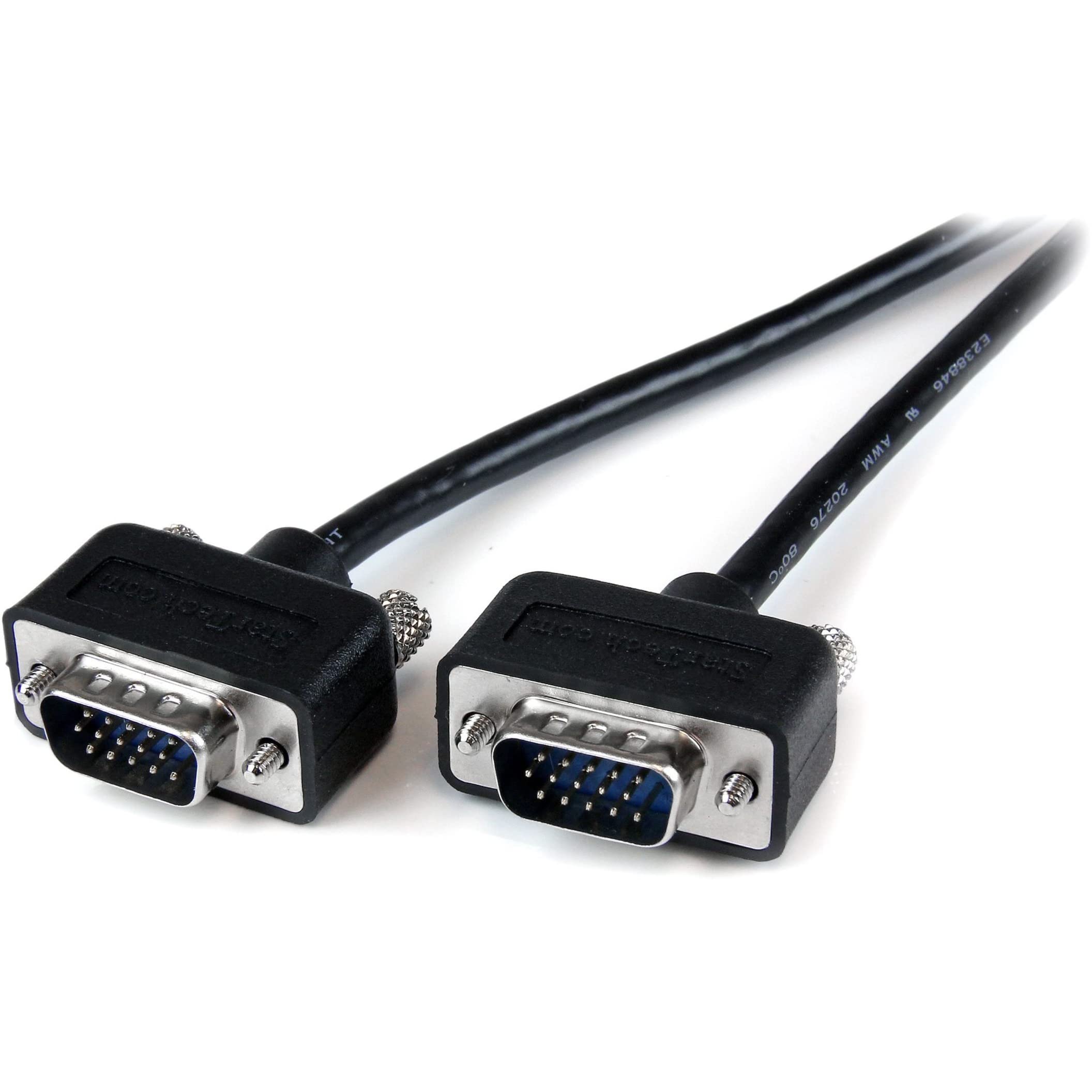 StarTech.com 10 ft. (3 m) VGA to VGA Cable - HD15 Male to HD15 Male - Coaxial High Resolution - Low Profile