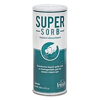Fresh Products 614SSBX Super-Sorb Liquid Spill Absorbent, Powder, Lemon-Scent, 12 oz. Shaker Can, Box of 6 (FRS614SSBX)