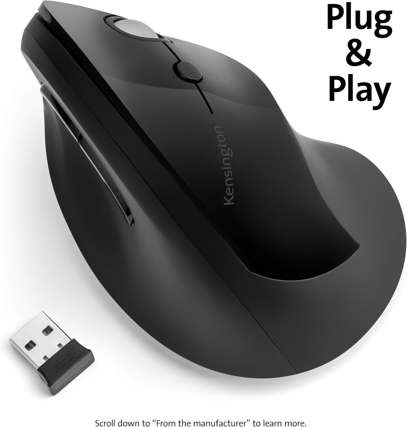 KENSINGTON Pro Fit Ergo Vertical Wireless Mouse