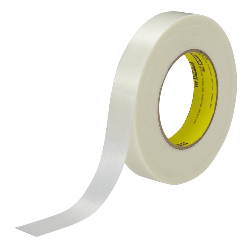 Scotch 898 Filament Tape, 24 mm Width, 55 m Length, Clear (Pack of 1)