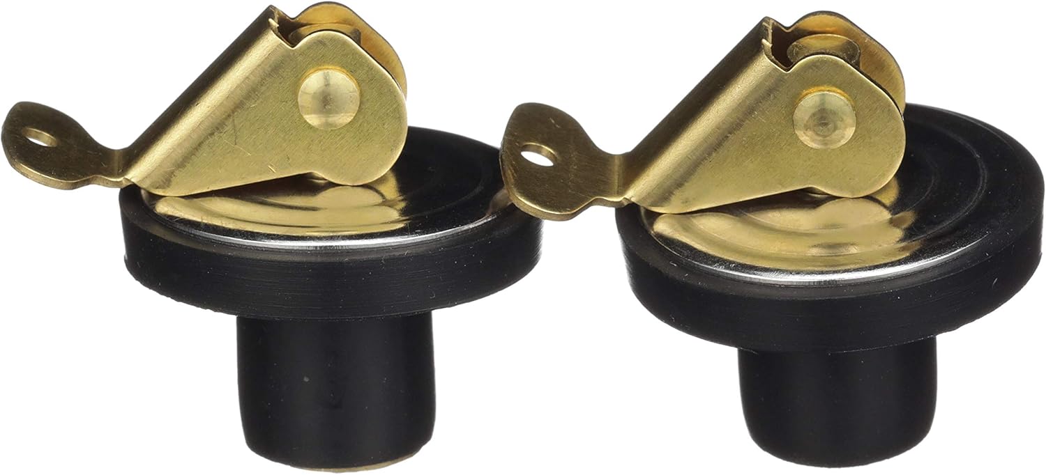 Attwood 7534A3 Brass Livewell/Bailer Drain Plug 1/2 inch
