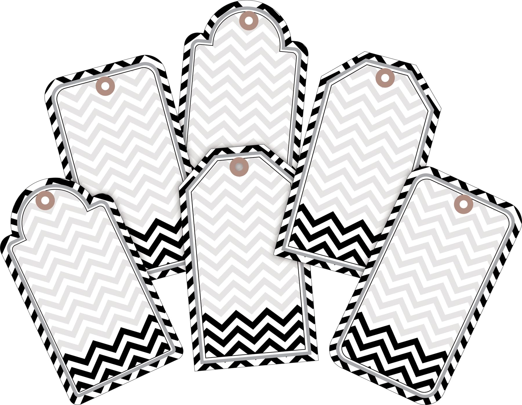 Barker Creek Double-Sided Die-Cut Accents Card Stock Cut-Outs