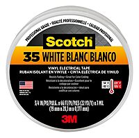 3M Safety 10828 10828-DL-2W Electrical Tape, 3/4" by 66', White, 66 Foot