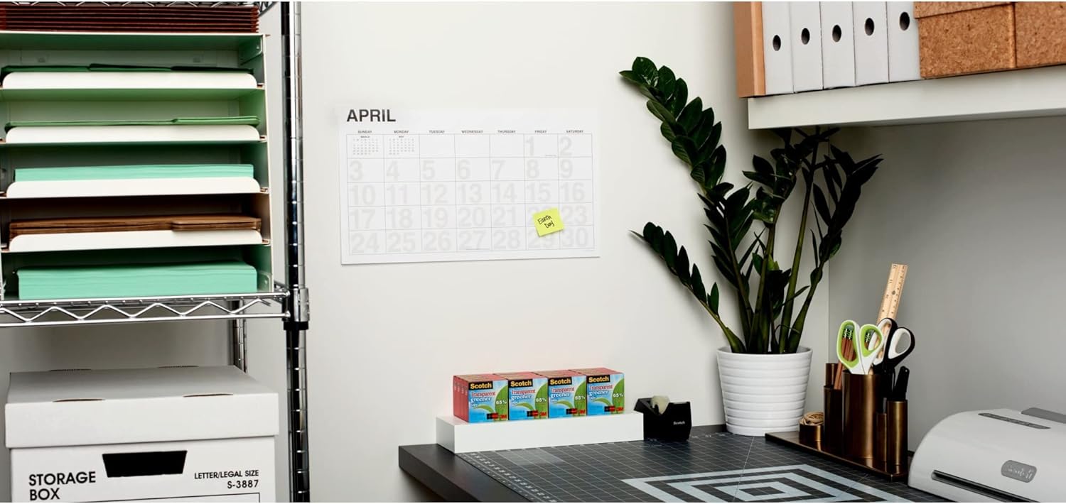 SCOTCH Transparent Greener Tape, 3/4 in x 900 in