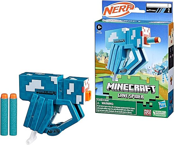 Nerf Minecraft Cave Spider Blaster
