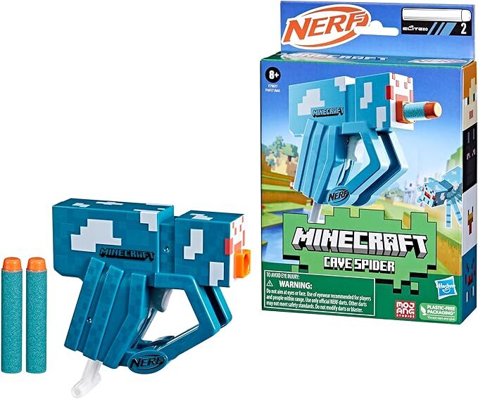 Nerf Minecraft Cave Spider Blaster