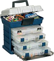 Plano 1364 4-By Rack System 3650 Size Tackle Box, Premium Tackle Storage