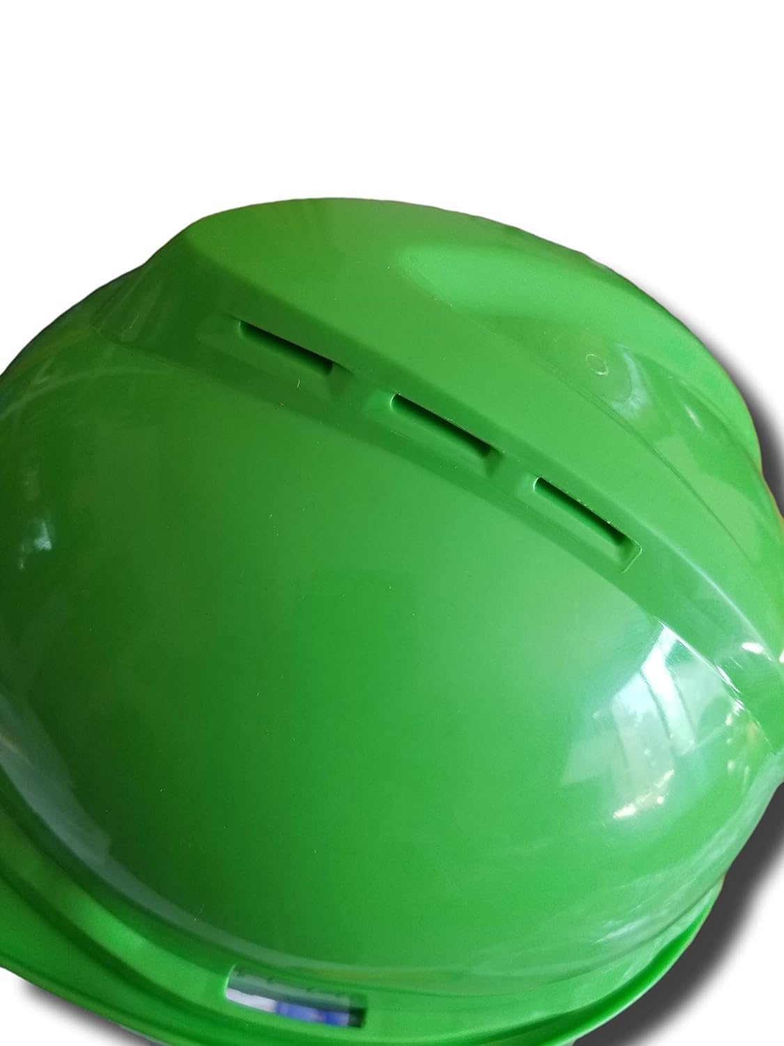 MSA Safety 10035212 Hard Hat with 4-Point Fas-Trac III Ratchet Suspension, Hi-Viz Green