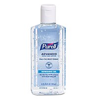 PURELL Advanced Hand Sanitizer Refreshing Gel for First Aid Providers, 4 fl oz Flip-Cap Bottle (Pack of 24) - 9651-24