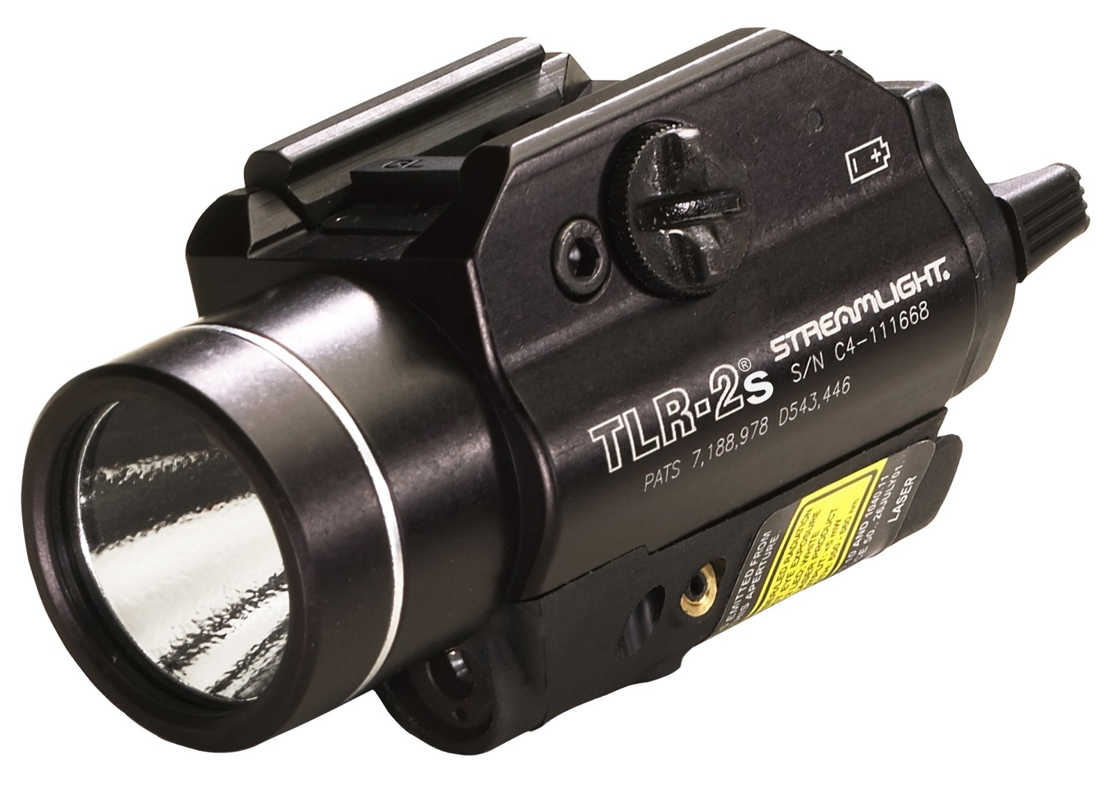 Streamlight 69230 TLR-2s 300-Lumen Rail-Mounted Tactical Weapon Light with Strobe and intergrated Red Beam, Black