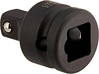 Grey Pneumatic (2228A) 1/2" Female x 3/8" Male Adapter Socket with Friction Ball 1/2" Female x 3/8" Male Adapter w/ Friction