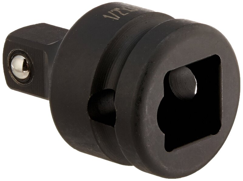 Grey Pneumatic (2228A) 1/2" Female x 3/8" Male Adapter Socket with Friction Ball 1/2" Female x 3/8" Male Adapter w/ Friction