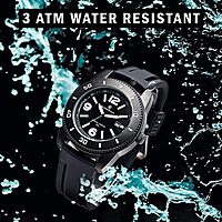 Smith & Wesson Paratrooper Men's Watch, 3ATM, Stainless Steel Caseback, Japanese Movement, Tactical Watch, Scratch Resistant