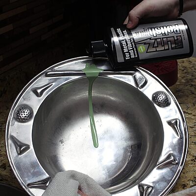 Flitz Multi Purpose Metal Polish Liquid - 7.6oz Bottle of USA-Made Tarnish Remover - For Aluminum, Chrome, Brass, Nickel