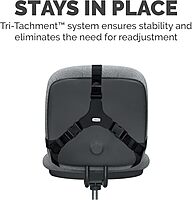 Fellowes Professional Series Back Support with Microban Protection, Black (8037601)