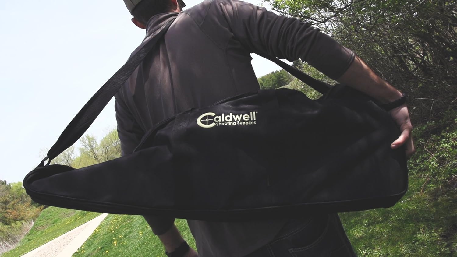 Caldwell Magnum Rifle Gong Carry Bag with Heavy Duty Construction and Inner Compartment for Outdoor, Range