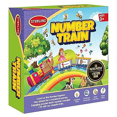 Number Train Puzzle Set