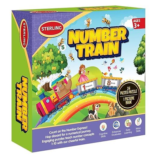 Number Train Puzzle Set