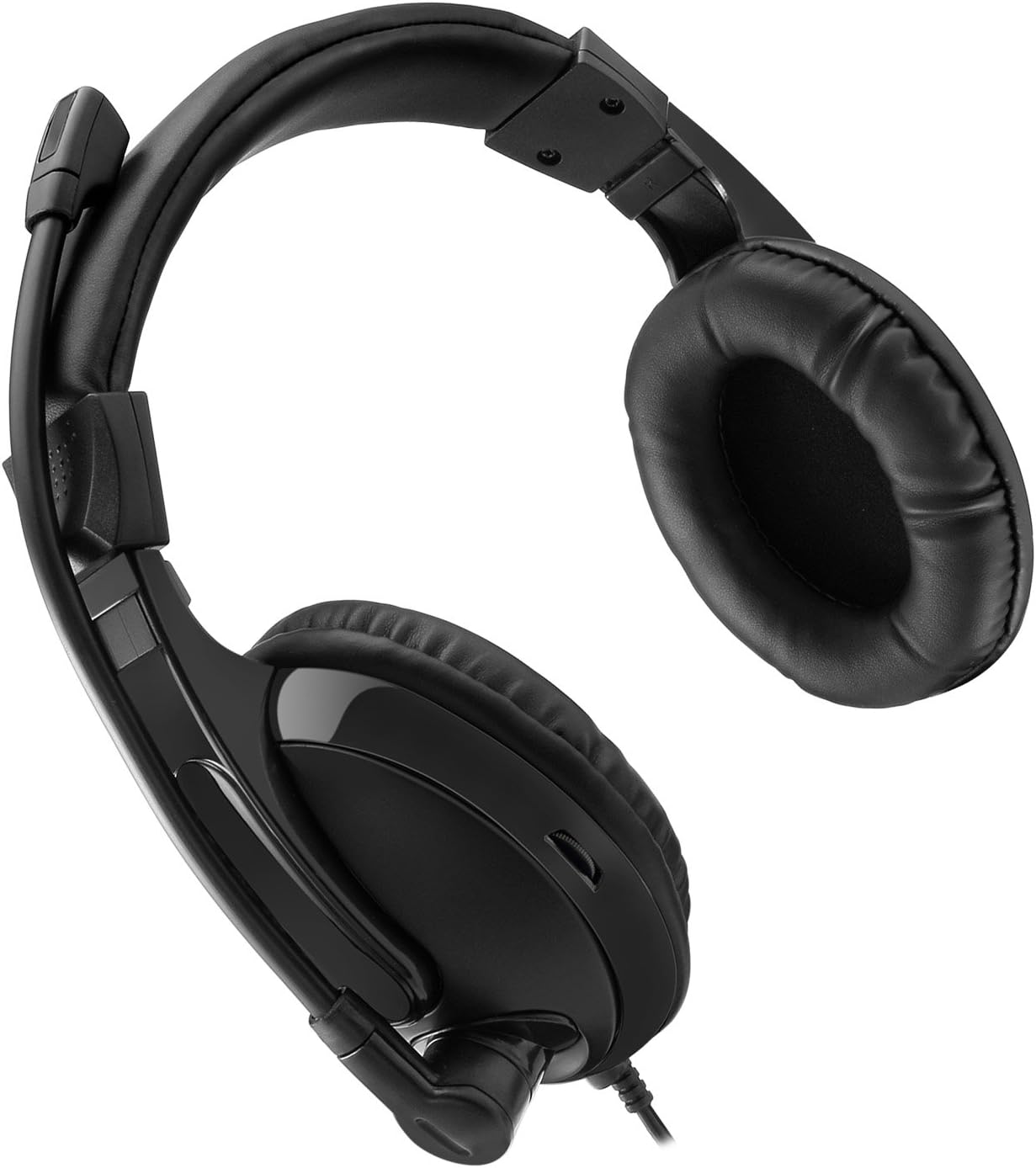 Adesso Xtream H5 - 3.5mm Stereo Headset with Microphone - Noise Cancelling - Wired- Lightweight - Works with Computer