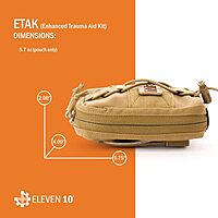 ELEVEN 10 ETAK (Enhanced Trauma Aid Kit) MOLLE Med Pouch
