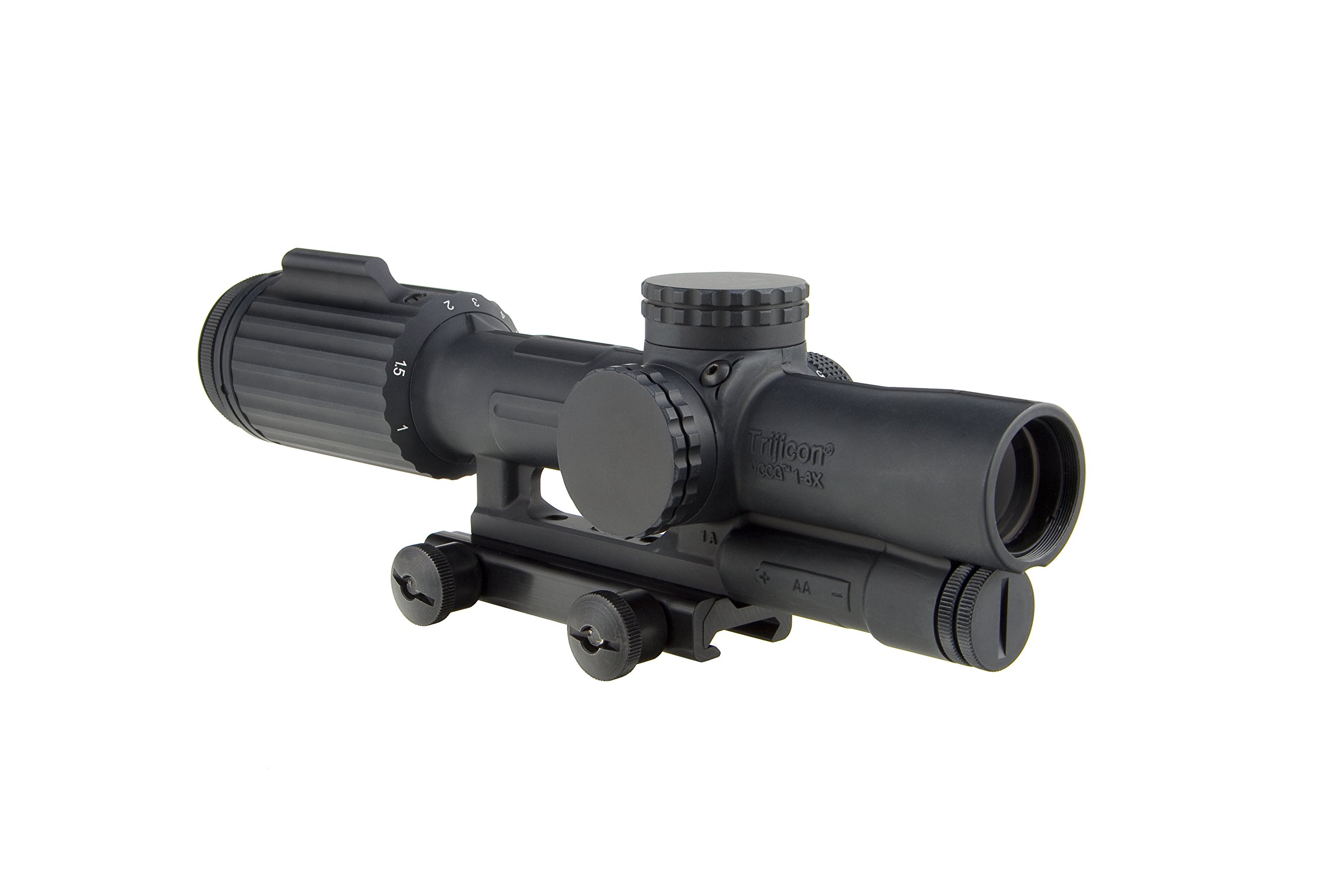 Trijicon VCOG 1-6x24 Rifle Scope with Green Horseshoe Dot/Crosshair .308/175gr & Thumb Screw Mount