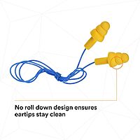 3M E-A-R UltraFit 40053 340-4014 E-A-R UltraFit Corded Earplugs, in Econopack Dispenser Box, 12" Height, 9.25" Length