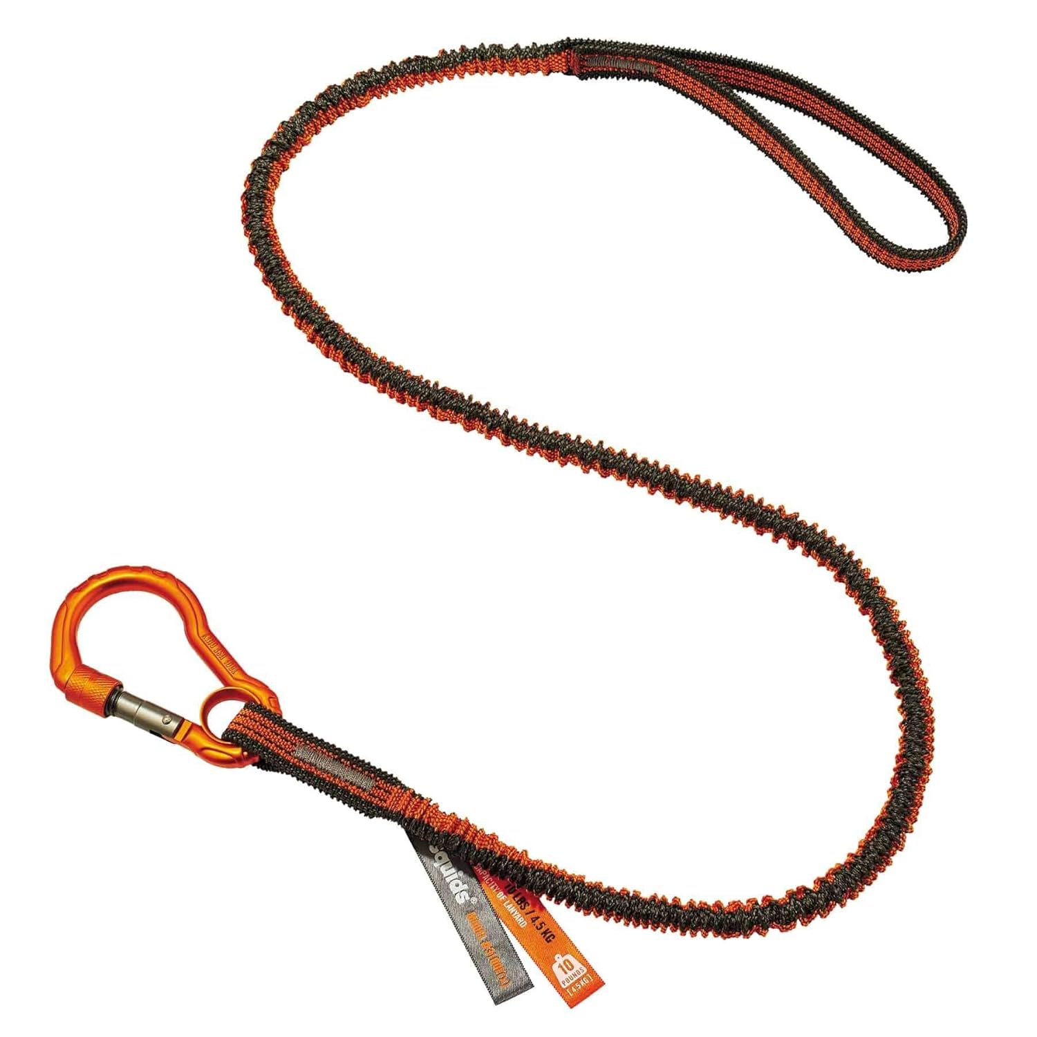 Ergodyne Squids 3182 Tool Tether Kit - 10lb (4.5kg) Orange/Gray