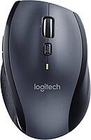 Logitech M705 Marathon Wireless Laser Mouse, 2.4 Ghz Frequency/30 Ft Wireless Range, Right Hand Use, Black