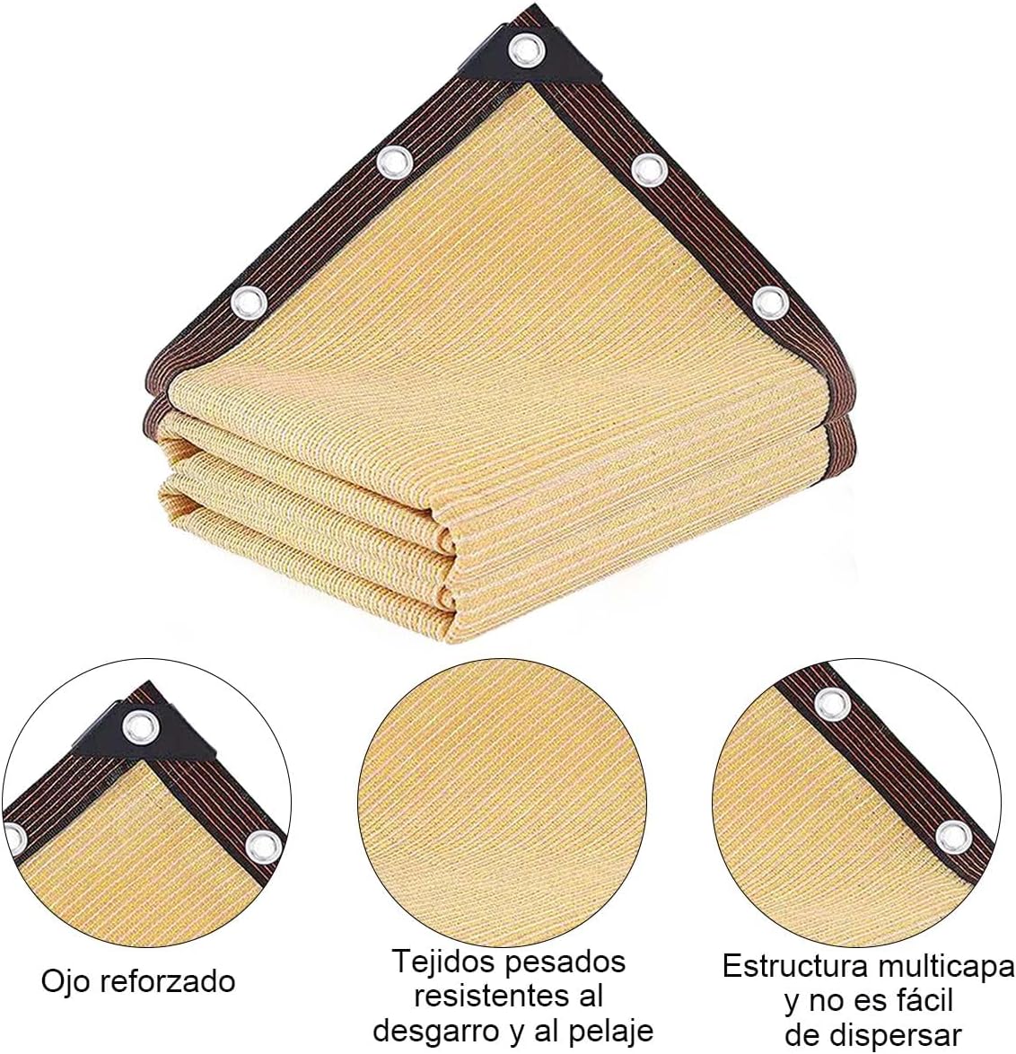 Malla Sombra para Exterior 2x3 M