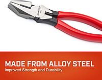 Crescent 508CVN 8-Inch Side Cutting Solid Joint Cushion Grip Plier