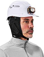 Ergodyne N-Ferno 6850 Winter Hard Hat Liner - 2-Layer, Fleece-Lined, Cotton Shell, Reg-Length One Size